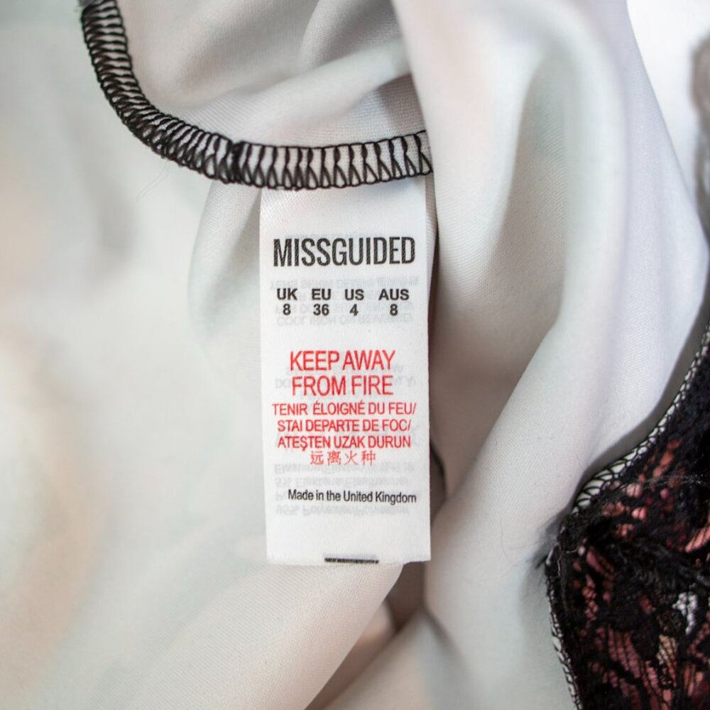 NWT Missguided Floral Bodysuit Size 4 - Picture 9 of 10